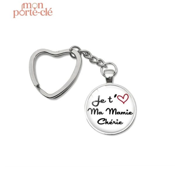 Porte-clé humoristique Super Mamie