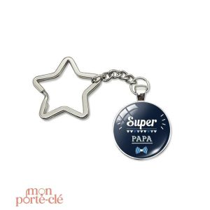 Porte-clé Super Papa Fête des Pères