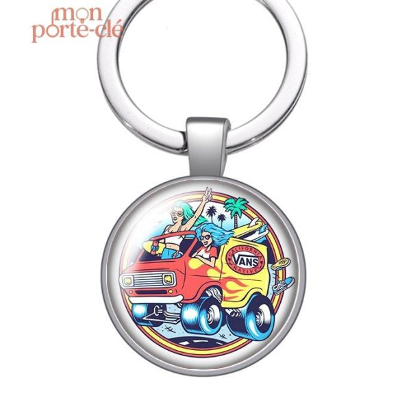 Porte-clé surf léger, parfait pour les clés de voiture ou de maison