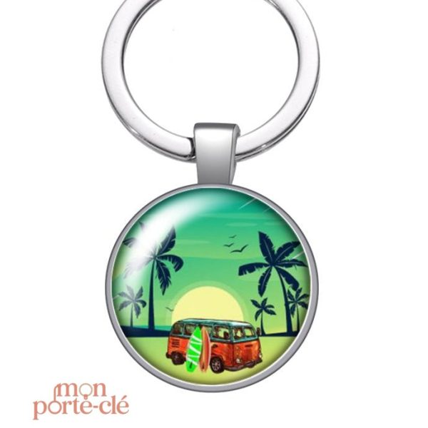 Porte-clé sportif en design surf, un must pour les surfeurs