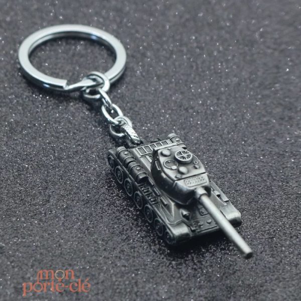 Porte-clé design tank pour collectionneurs d'objets uniques