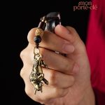 Porte-clé Taureau en métal décoratif