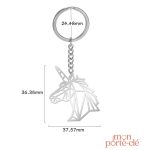 Porte-clé licorne tendance et fantaisiste pour collectionneurs