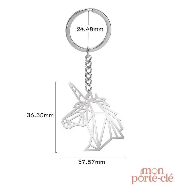 Porte-clé licorne tendance et fantaisiste pour collectionneurs