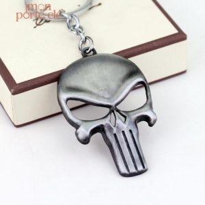 Accessoire porte-clé The Punisher au style audacieux