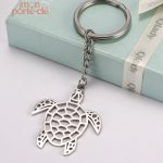 Porte-clé homme en forme de tortue, idéal pour un cadeau original