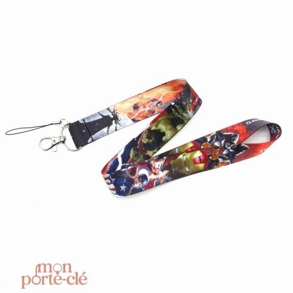 Accessoire tour de cou pour clés, design moderne et fonctionnel