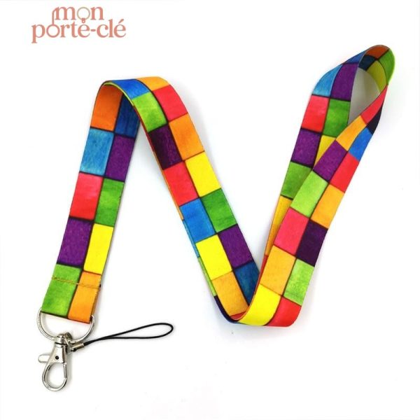 Tour de Cou Porte-Clé Multicolore