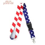 Porte-Clé Tour de Cou USA pour un accès facile