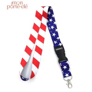 Porte-Clé Tour de Cou USA pour un accès facile