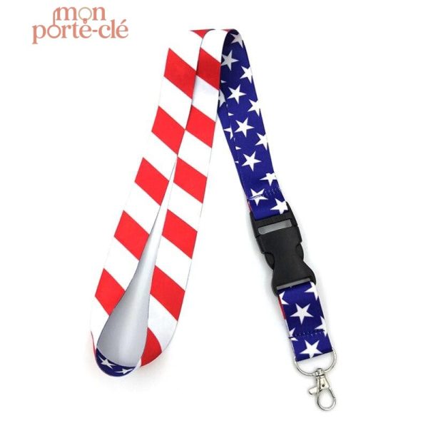 Porte-Clé Tour de Cou USA pour un accès facile