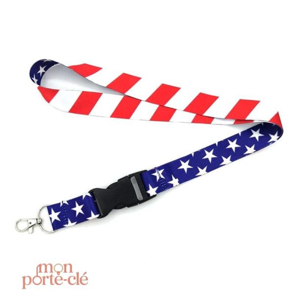 Tour de Cou pour Clés USA, pratique et stylé