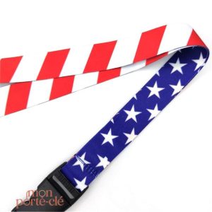 Porte-Clé USA en tour de cou, accessoire fonctionnel