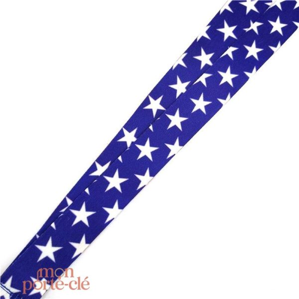Tour de Cou Porte-Clé USA, idéal pour les événements