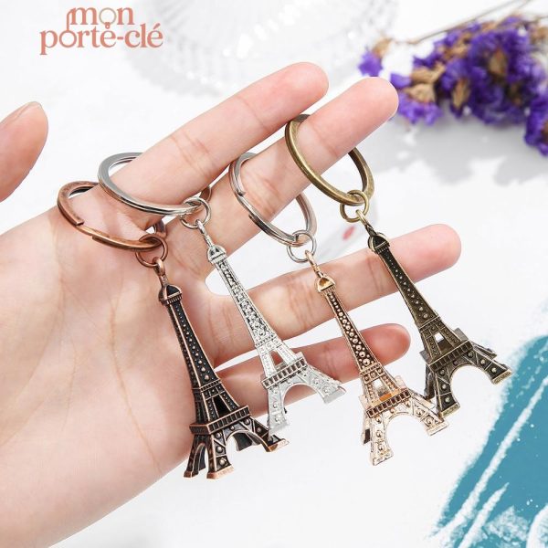 Porte-clé décoratif inspiré de la célèbre Tour Eiffel