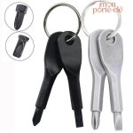 Accessoire pratique en acier pour clés