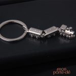 Porte-clé train original en métal décoratif