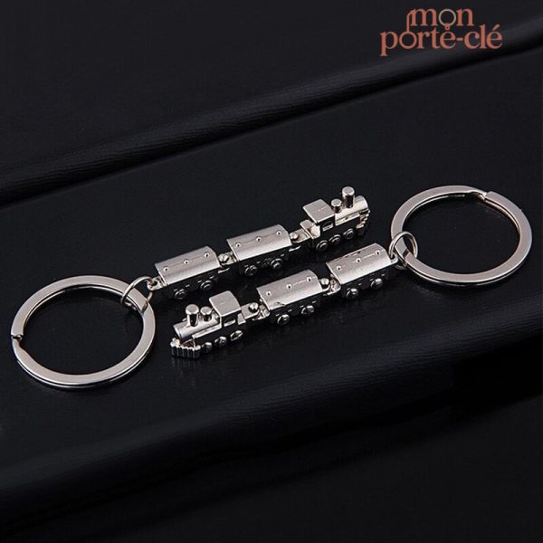 Porte-clé créatif inspiré des trains pour collectionneurs