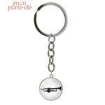 Porte-clé design trompette, parfait pour les musiciens