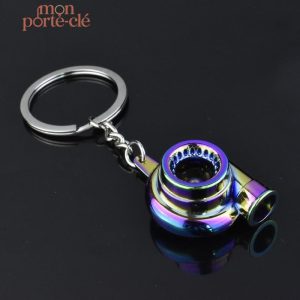 Porte-clé voiture design moderne en métal