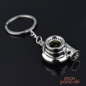 Porte-clé voiture Turbo, accessoire tendance