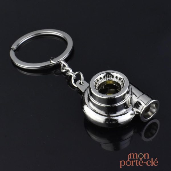 Porte-clé voiture Turbo, accessoire tendance