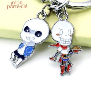 Porte-clé original inspiré d'Undertale, design créatif et coloré