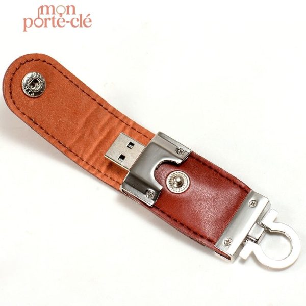 Porte-clé USB en cuir, un compagnon idéal
