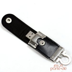 Porte-clé USB en cuir pour un style raffiné
