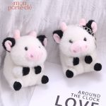 Porte-clé vache en plastique durable pour un usage quotidien