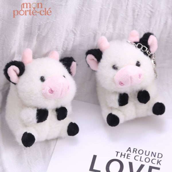 Porte-clé vache en plastique durable pour un usage quotidien