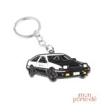 Porte-clé voiture L'Ancienne en cuir élégant