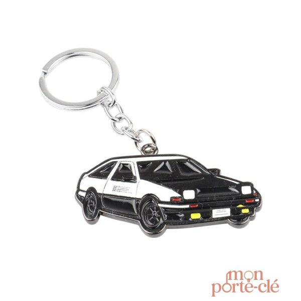 Porte-clé voiture L'Ancienne en cuir élégant