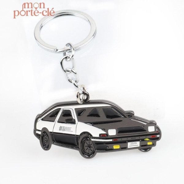 Porte-clé voiture design vintage, style rétro