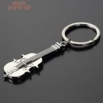 Porte-clé en forme de violon, accessoire musical élégant