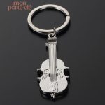 Porte-clé artistique représentant un violon classique