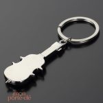 Accessoire de porte-clé inspiré de la musique, style violon