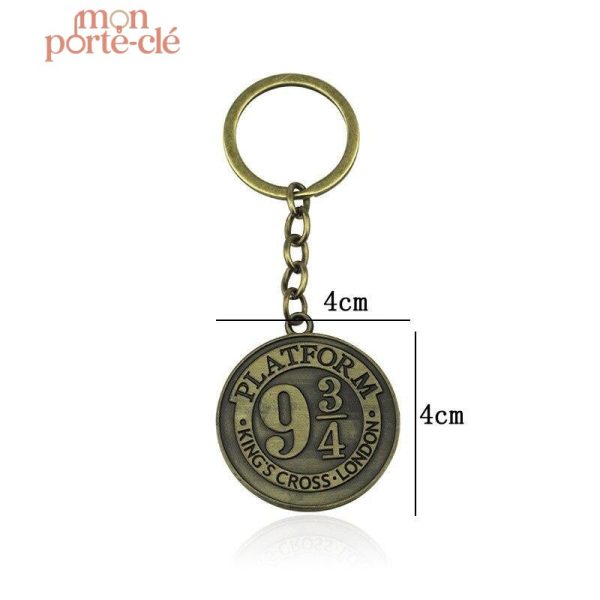 Accessoire pratique porte-clé Voie 9 3/4 original