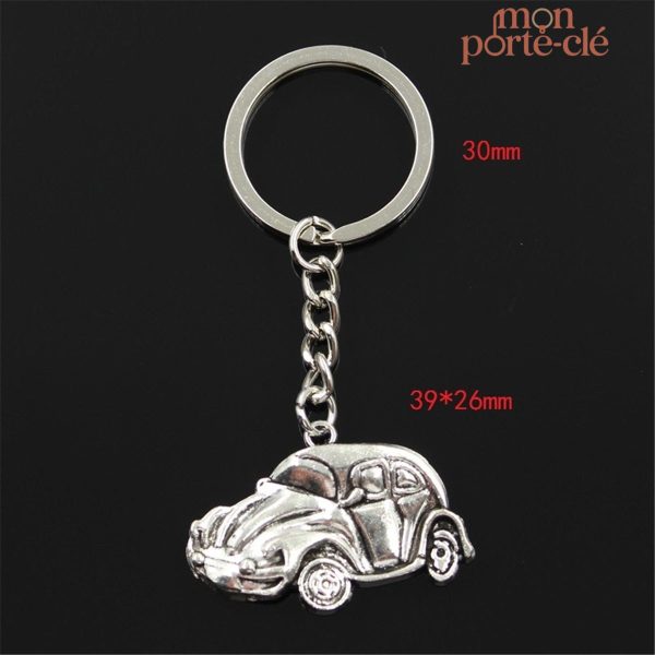 Porte-clé voiture design 2CV emblématique