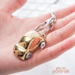 Coccinelle porte-clé pour clés de voiture