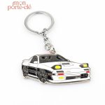 Porte-clé voiture sport automobile en métal