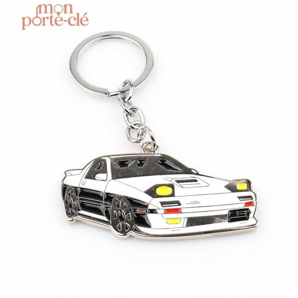 Porte-clé voiture sport automobile en métal
