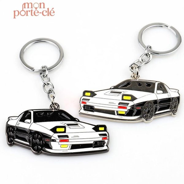 Porte-clé voiture style course racing