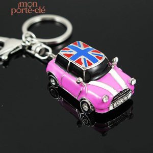Porte-clé voiture L'Anglaise Rose élégant et pratique