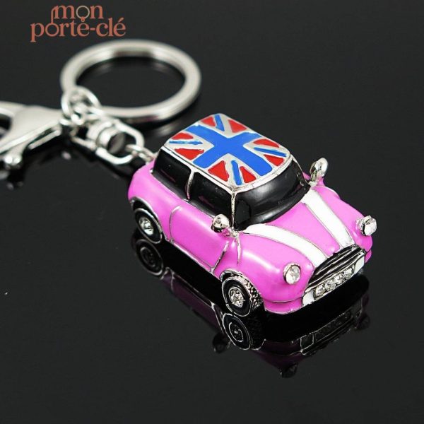 Porte-clé voiture L'Anglaise Rose élégant et pratique