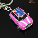 Accessoire voiture porte-clé L'Anglaise Rose tendance