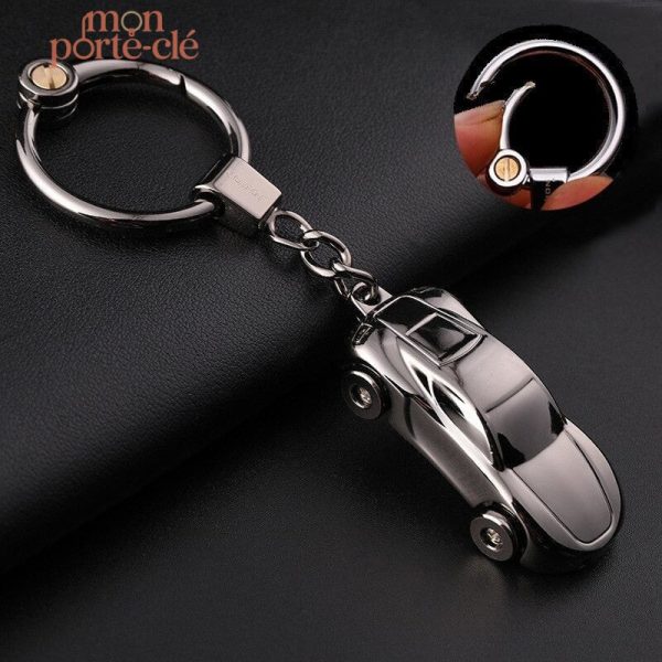 Porte-clé voiture avec style pour homme
