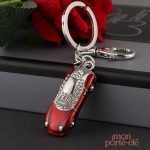 Porte-clé voiture Luxueuse Strass, design chic et élégant