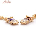 Accessoire automobile : porte-clé doré