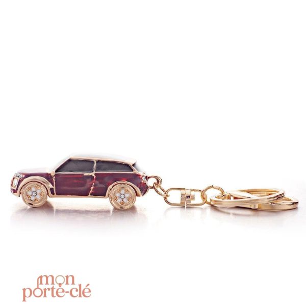 Porte-clé voiture chic avec finition de qualité